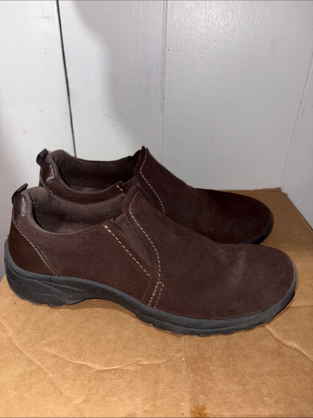 Croft & Barrow Slip-On Casual Suede Shoes size 8